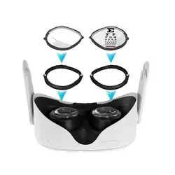 Für Oculus Quest2 Rezept Linsen Anti Blau Myopie Objektiv Schnell Zerlegen Magnetische Rahmen Glasse für Quest 3s Zubehör