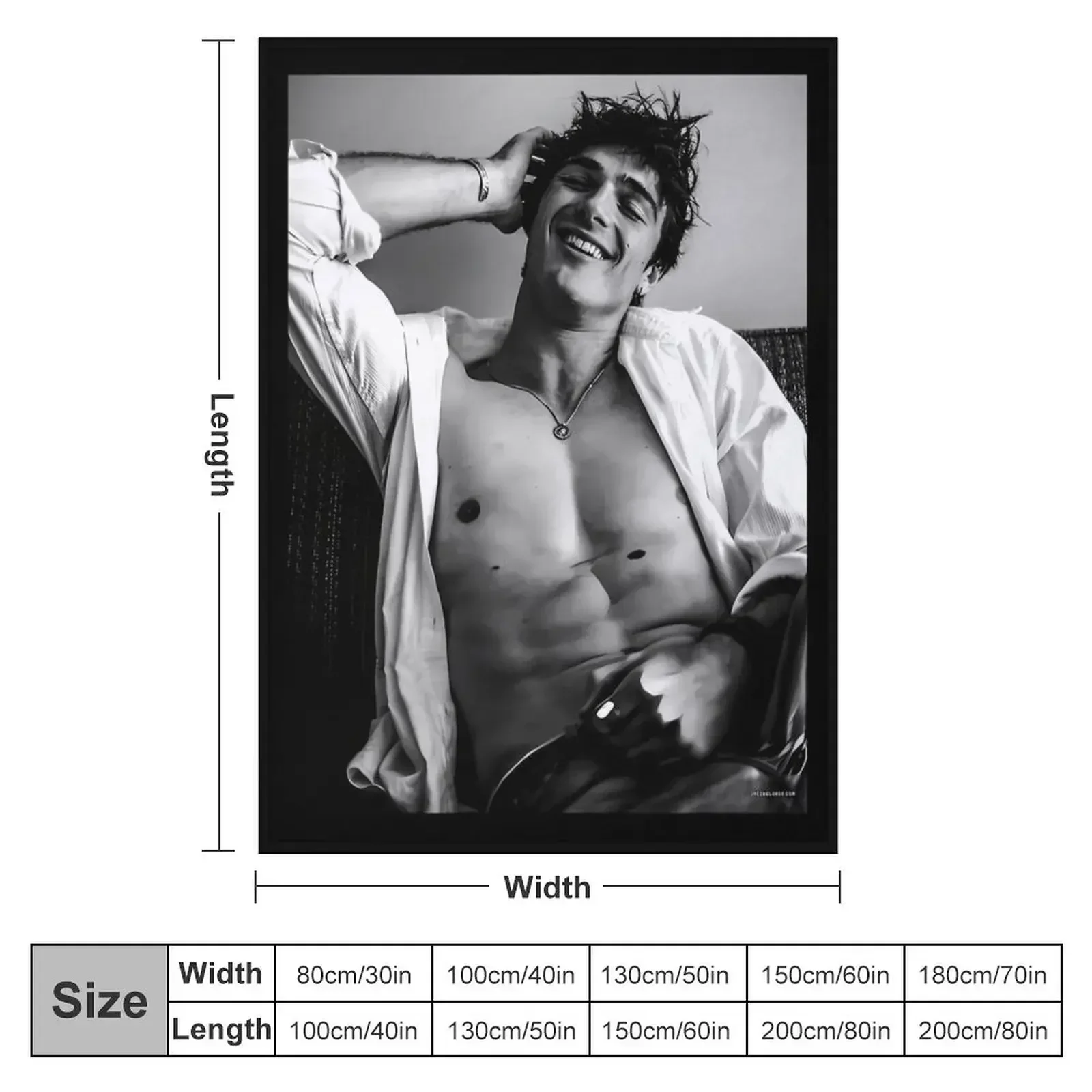 jacob elordi Throw Blanket Kid'S Moving valentine gift ideas Luxury Designer Blankets