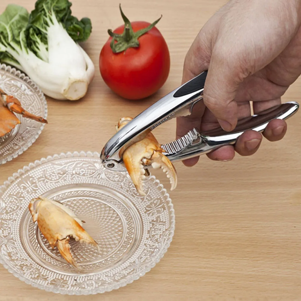 

Walnut Clip Tool Nutcracker Zinc Alloy Ergonomic Handle Squeezer Press Crab Opener Lobster Crackers Kitchen Gadget Pecan