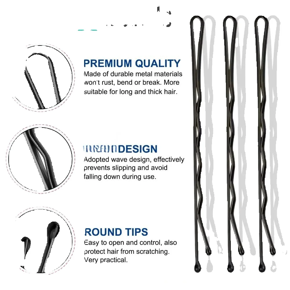 المرأة الصلبة عادية بوبي دبوس مجموعة صناديق للحياة اليومية دبابيس مقاطع الشعر الإناث لأدوات ماكياج اكسسوارات تصفيف الشعر #2