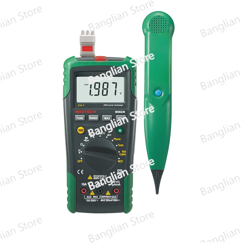 

Digital Multimeter Network Cable Track Tester Tone Telephone Line Check Digital Network Line Tester Non-contact