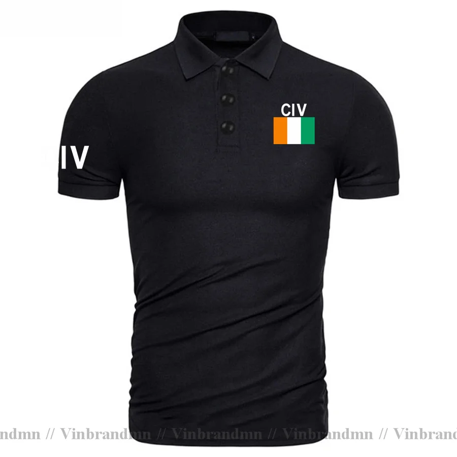 Cote d'Ivoire Ivory Coast Polo Shirts Men Short Sleeve Brands Shirts Printed For Country 100% Cotton Nation CIV Ivorian Ivoirian