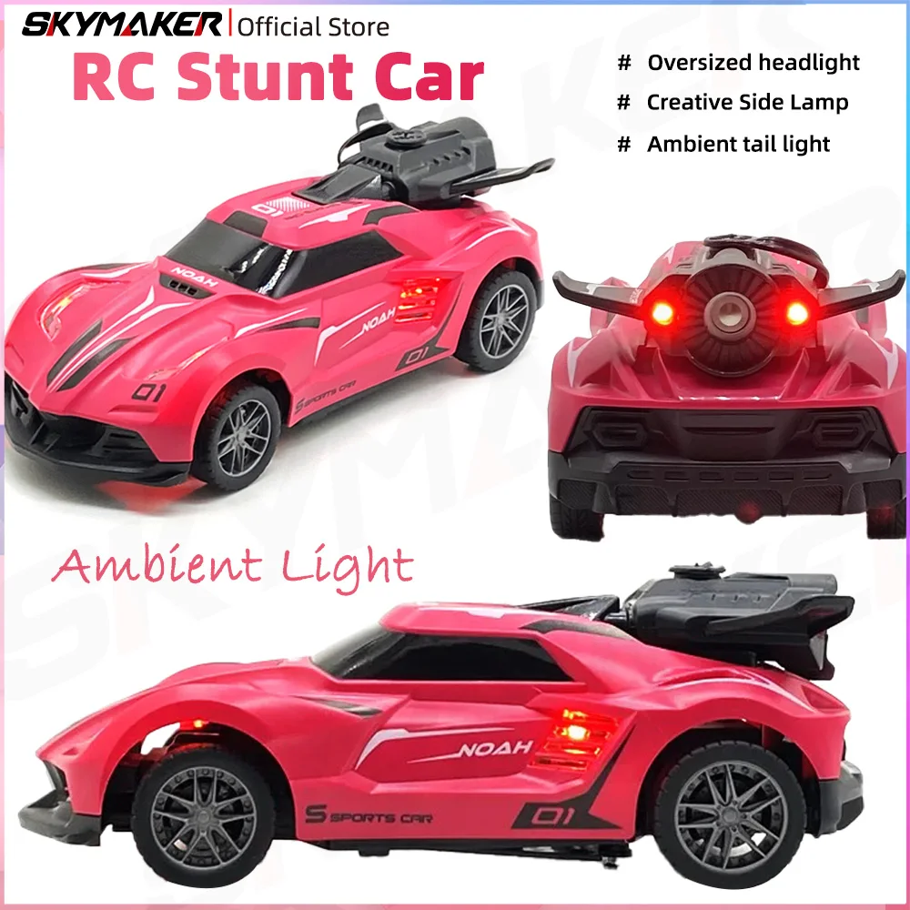 SuLong SL354A 1/24 2.4GHz RC Spray Stunt Car 2WD With LED Light Electric Remote Control Toy Vehicle Gift Indoors and Outdoors