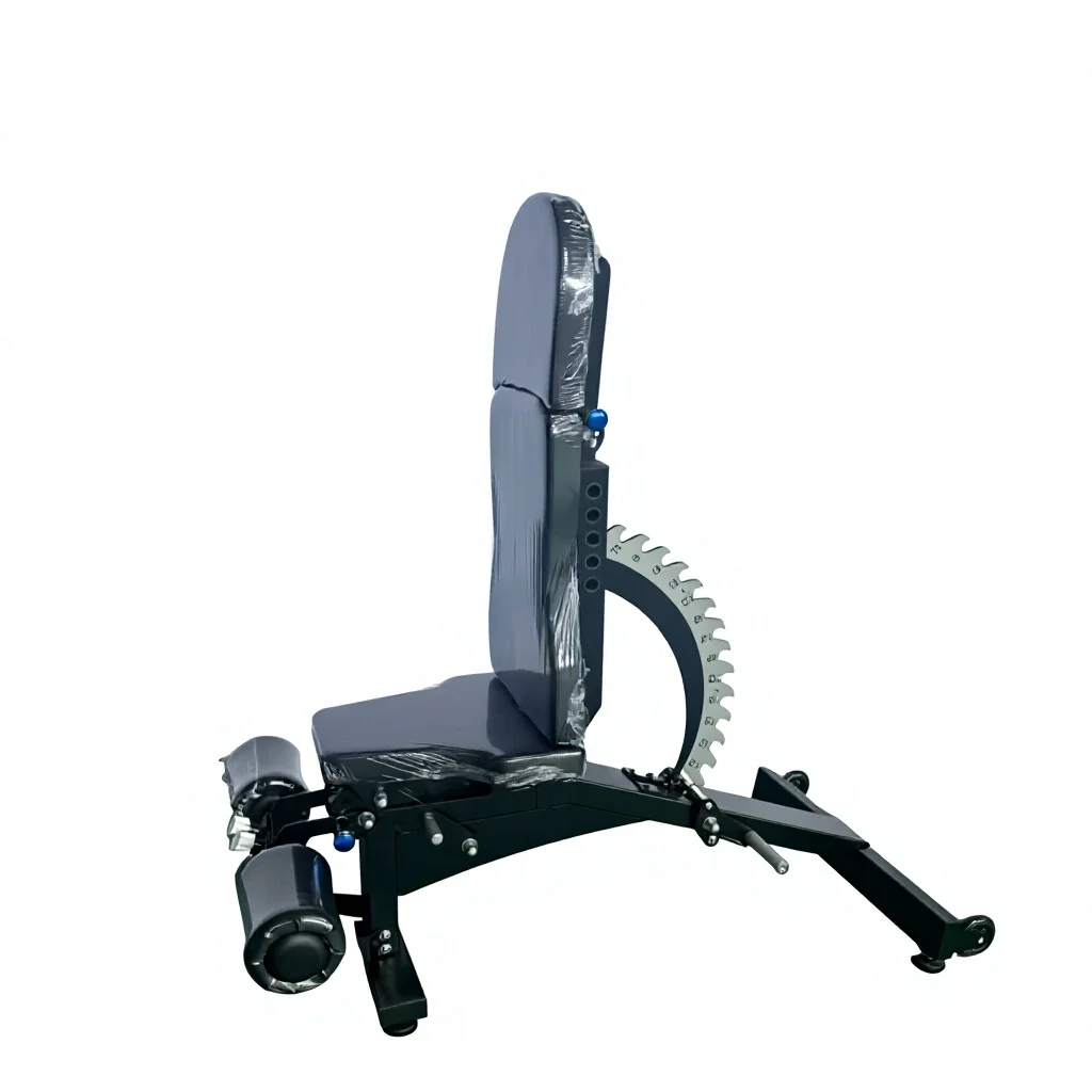 

Commercial Adjustable Durable Metal Adjustable Bench with Safety Features for Bicep & Decline Workouts-All-in-One Design