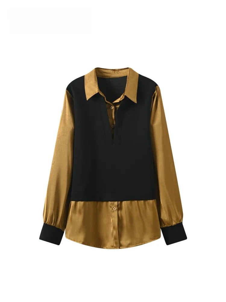 

Loose Fit Ne Long Sve irt Women's plus Size Cara CLUB Oversized American Sle Casual Faion Polyester Fiber