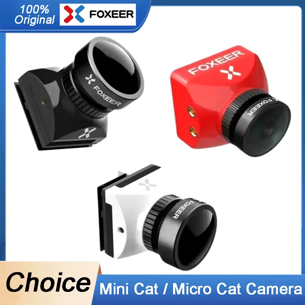 

Foxeer Mini Cat / Micro Cat 3 1200TVL Starlight 0.00001Lux FPV Camera Low Latency Low Noise FPV Camera For RC FPV Racing Drone