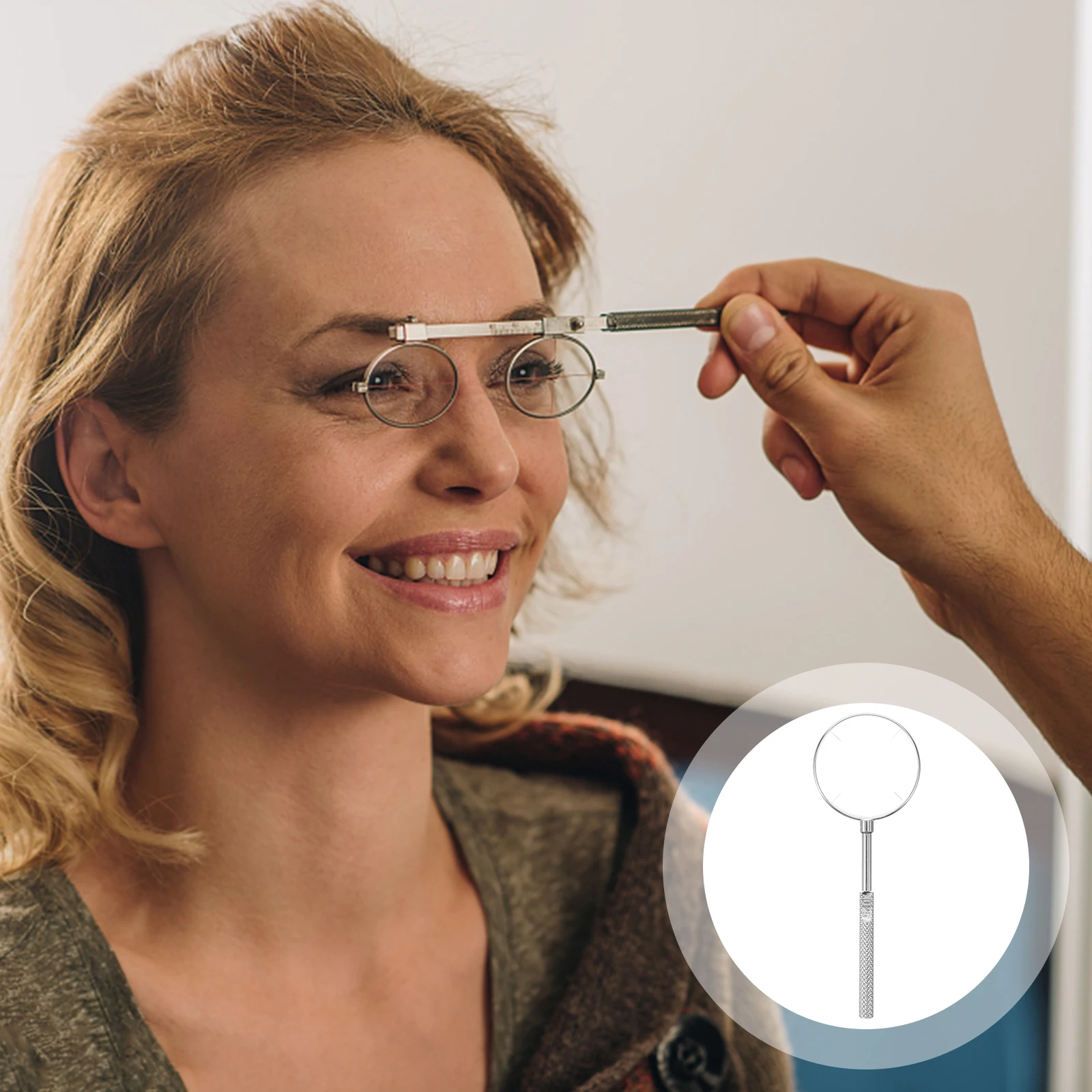 

Optometry Tool Metal Eye Examination Tools The Cross Portable Optical Measurement Products Glass