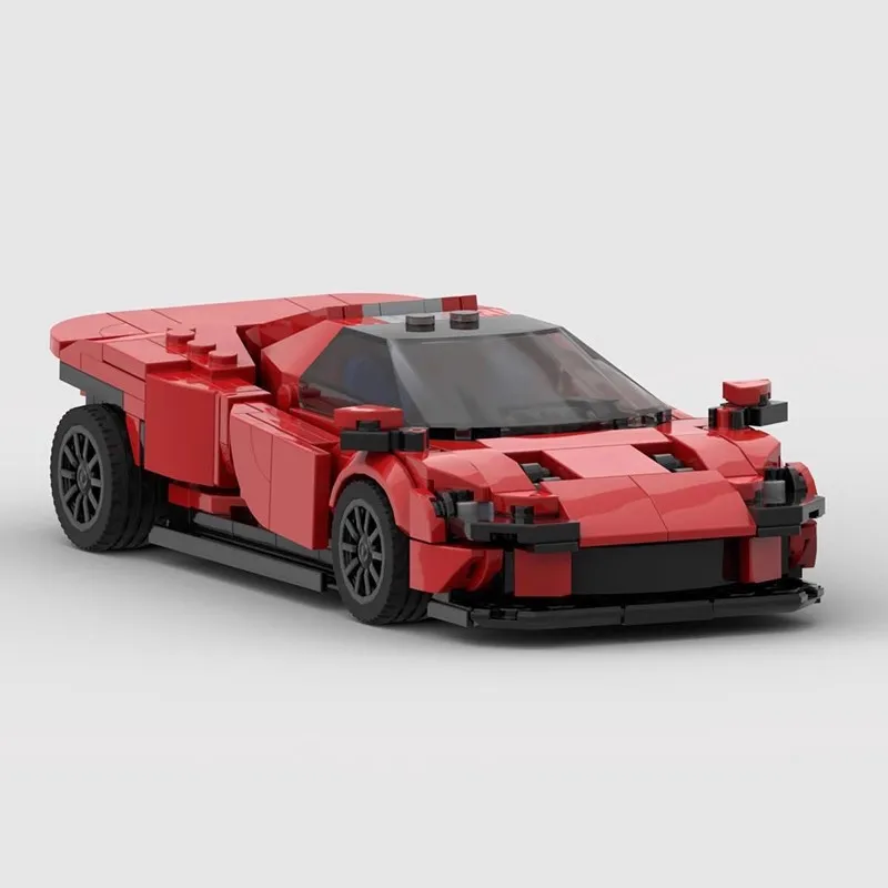MOC SP3 Daytona Supercar bloques de construcción serie de velocidad de 8 pernos modelo de ensamblaje de hypercar para adultos coleccionistas