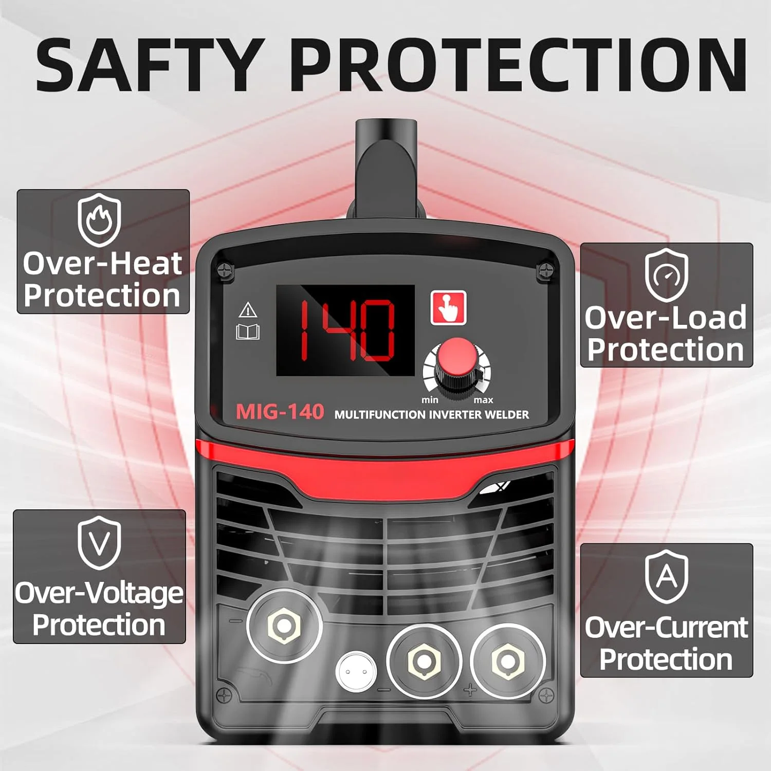 New 220v/110v 3-in-1 MMA MIG TIG Gasless Welder with 0.8mm Wire 200A for Stainless Steel Metal Processing