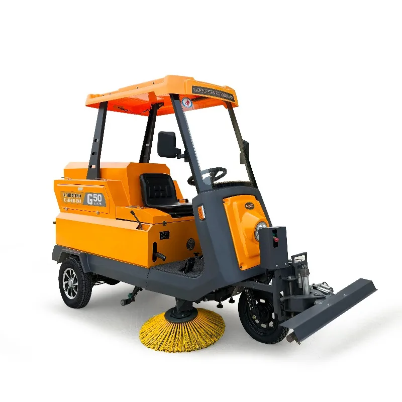 G50  Street Electric Cleaning Machine High Pressure Washing Sweeper Sanitation Truck
