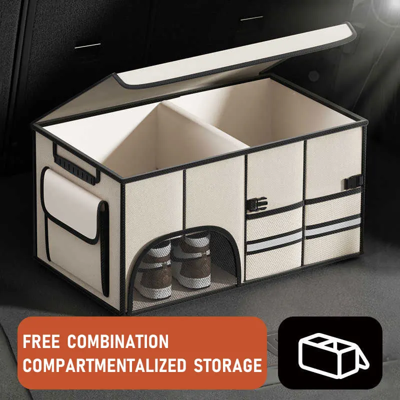 折りたたみ式-36-72l-大容量トランク収納ボックス-防水オックスフォード布オーガナイザー-折りたたみオーガナイザー-キャンプ-釣り用