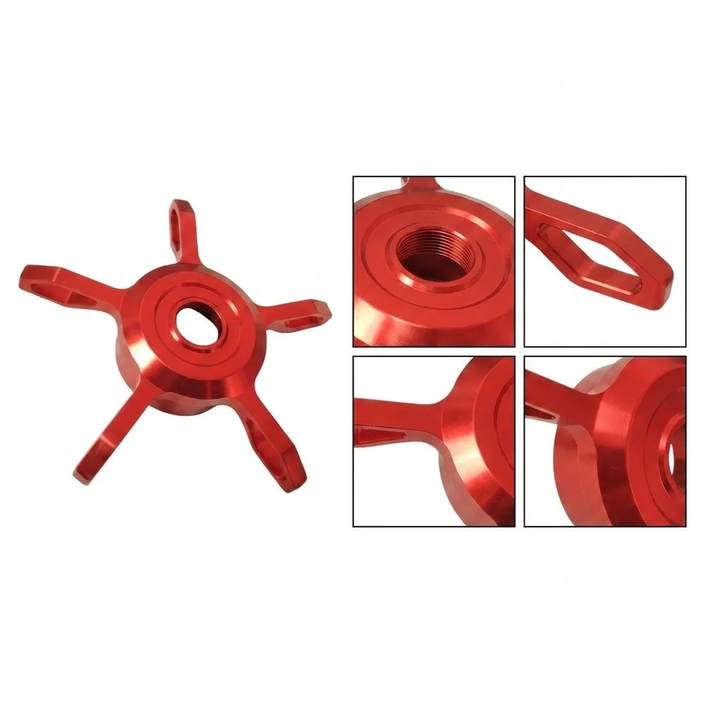 For Daiwa-Compatible Star Drag Knob CNC Machined Aluminum 60mm Reel Brake Adjustment Part for Zillion Baitcasting Reels