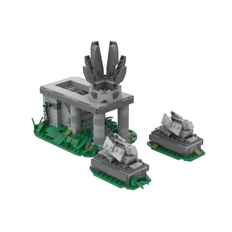 حلقات سحرية مشهد الفيلم Moc اللبنات AmonHen نموذج التكنولوجيا الطوب لتقوم بها بنفسك تجميع عرض الشارع اللعب الهدايا #2