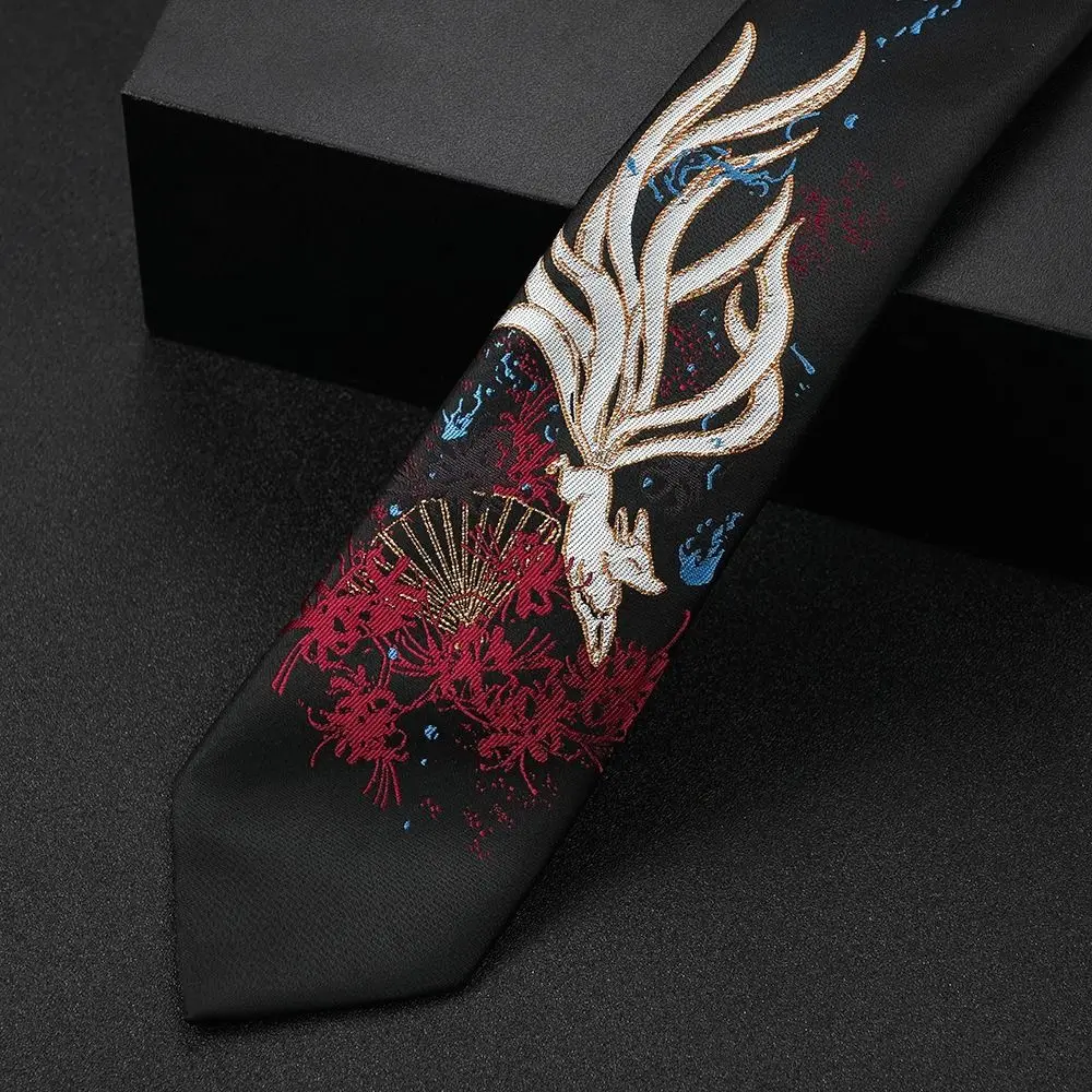 Costume Accessories Props Jacquard Necktie Antiquity Women Chinese style Men Ties Anime Neck Tie Cosplay Tie JK Uniform Ties