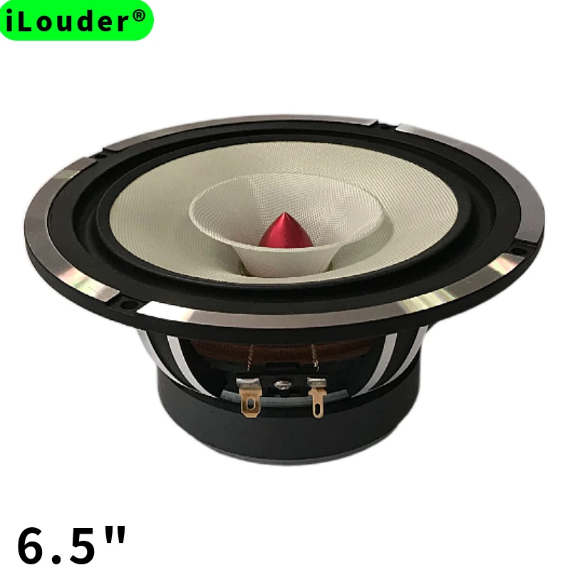 

(65-C16) OEM Заводской белый 6,5-дюймовый среднечастотный динамик-горн для автомобильной аудиосистемы, 6,5-дюймовые динамики с диффузором (1 шт. динамик)