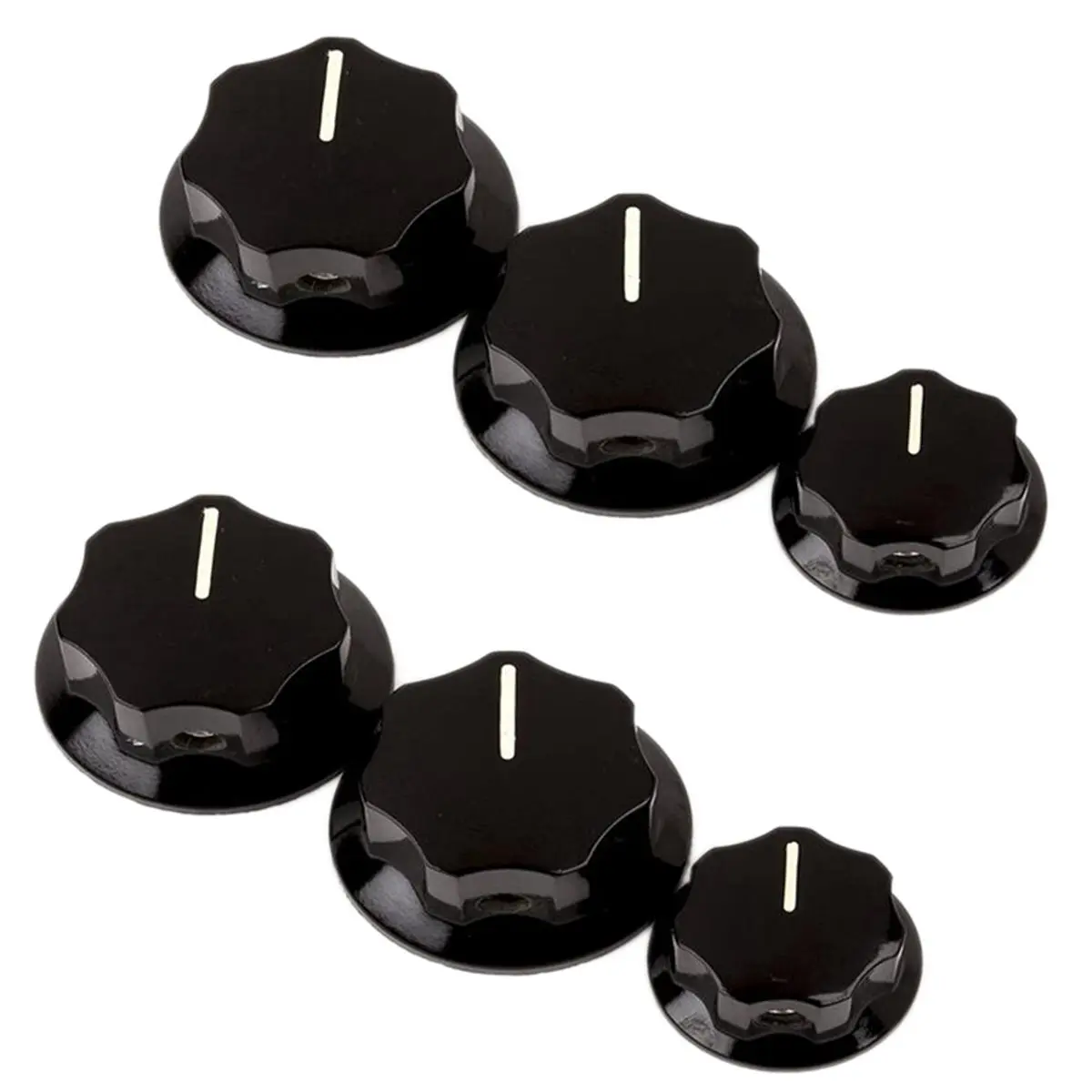 TUREBG 30Pcs Control Knob Volume Audio Control Knobs for Jazz Bass Electric Guitar Parts view 3