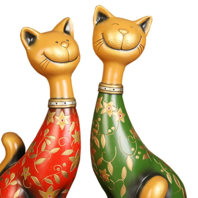 Lucky cat ornaments, modern living room, home accessories, TV cabinet decorations, wedding gifts for newlyweds,