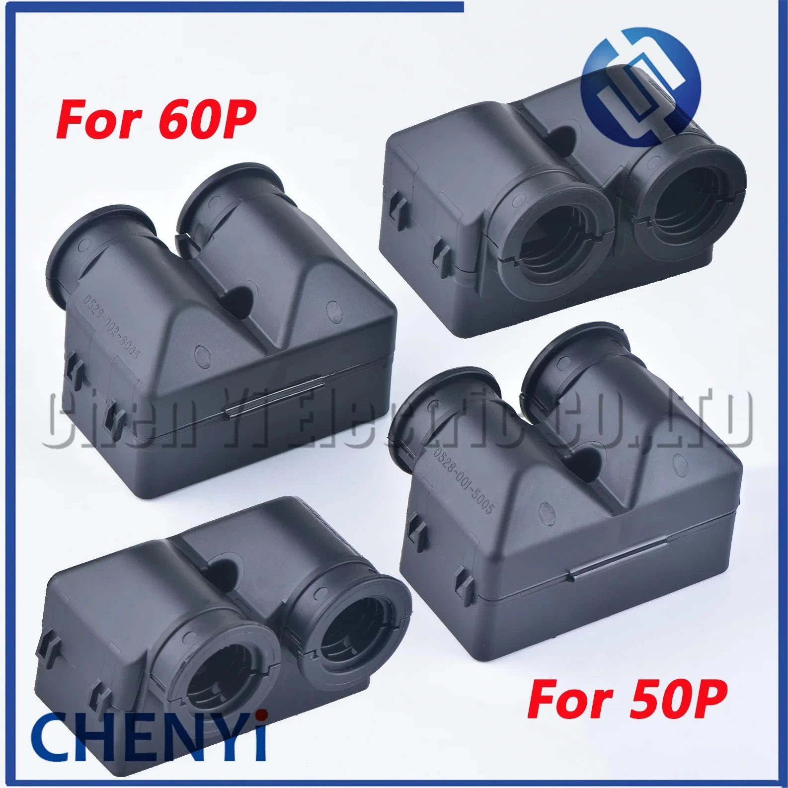 

Разъем 50-контактный/60-контактный с угловой задней крышкой 90 градусов 0528-002-6005 0528-001-5005 для серии Deutsch DRC DRC26-50S DRC26-60S