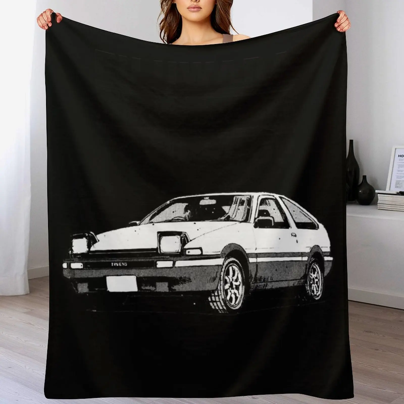 Initial D Fujiwara Tofu Shop AE86 Manga Gooi Deken Dekens Voor Baby Valentijn Cadeau-ideeën Zware Trooster Dekens