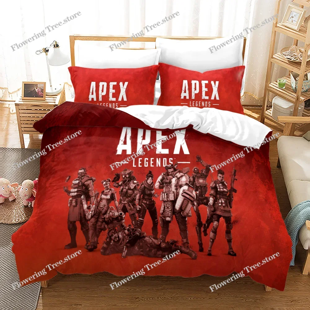 

NEW APEX Academia Anime Duvet Cover Set with Pillow Covers Polyester Teens Kids Bedding Set Full Queen King Size Bed Linen