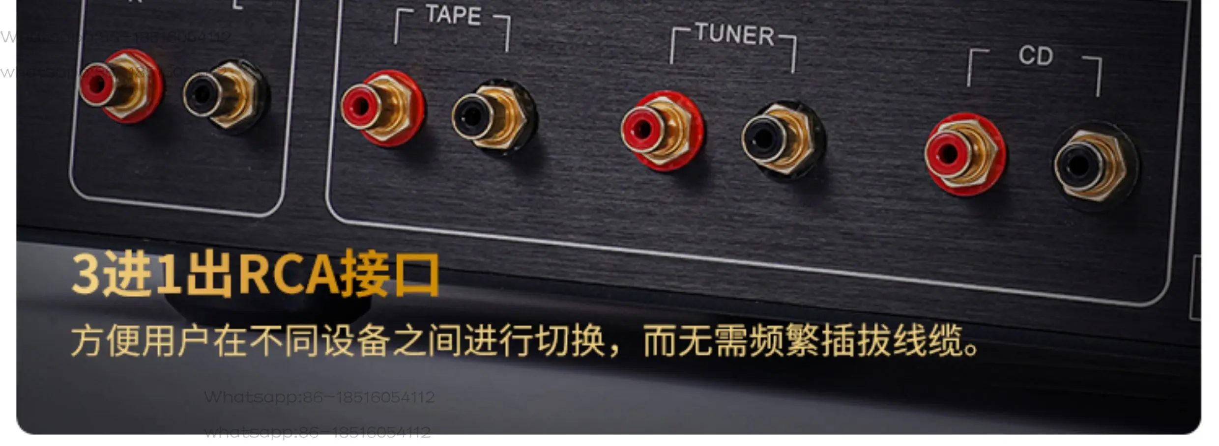 BRZHIFI Reference Golden Throat Line C-200 Pure Class A Pre-amp with Remote Control