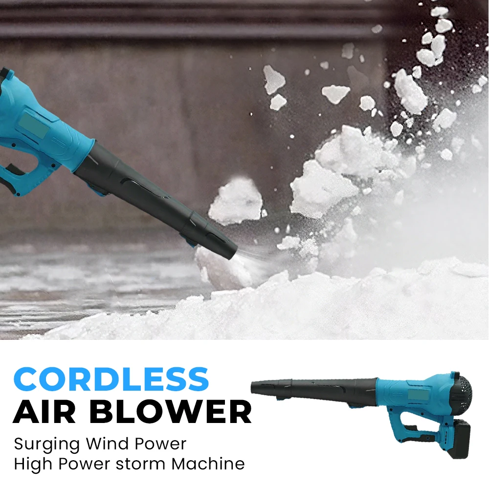 

Handheld Brushless Electric Blower For Makita 18-21V Battery Pin Leaf Blower Clean Fallen Leaves Dust Snow Tool （No Battery）