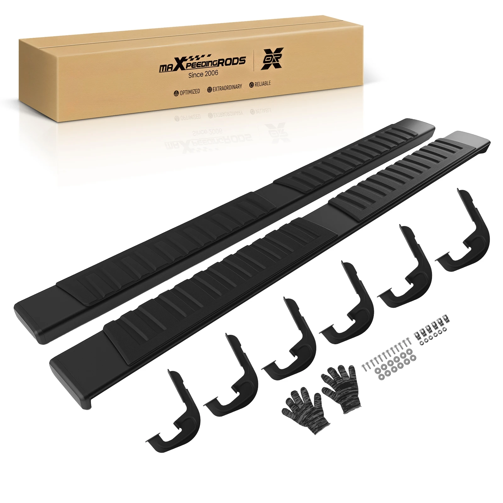 Side Step Running Board for Silverado/Sierra 1500 2500HD Double Cab 2007-2019 3500HD Heavy Duty Side Steps Running Boards