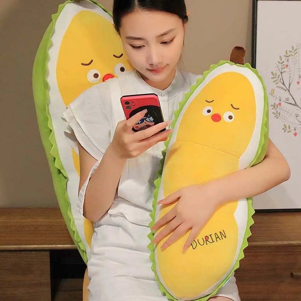 Plants Plush Pillow Home Decoration Durian Yellow Chick Stuffed Fruit Doll Fruit Plush Toys Durian Stuffed Toys Plush Doll