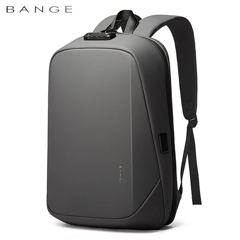 BANGE 15.6inch Laptop Backpack TSA Anti-theft Waterproof School Backpacks USB Travel Bag Backpack Business Male 2024