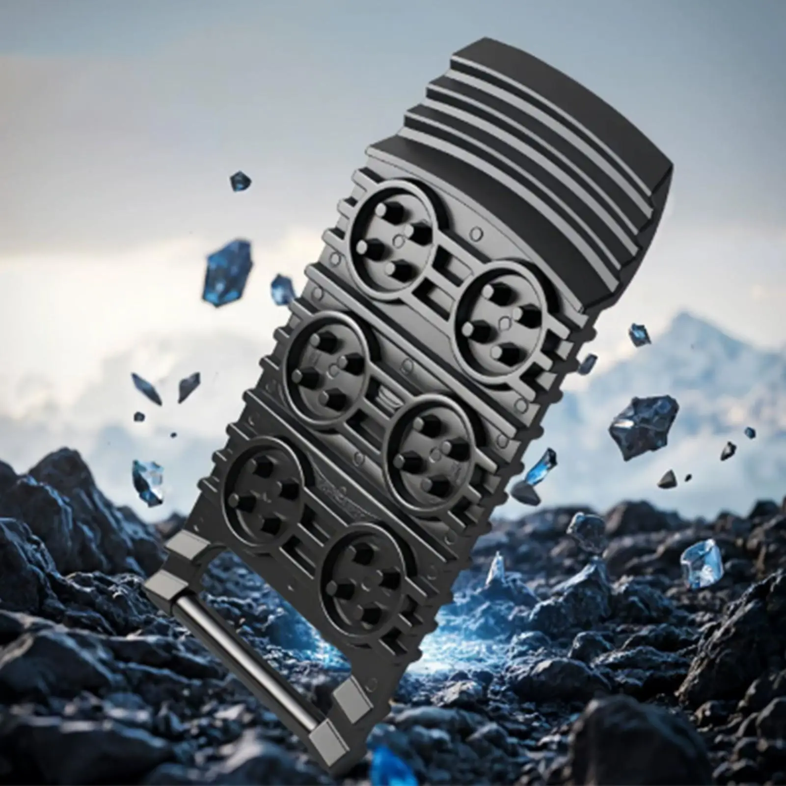 タイヤトラクションマット泥自動車ホイールタイヤはしご車両泥雪トラクションマットアクセサリートラック緊急用