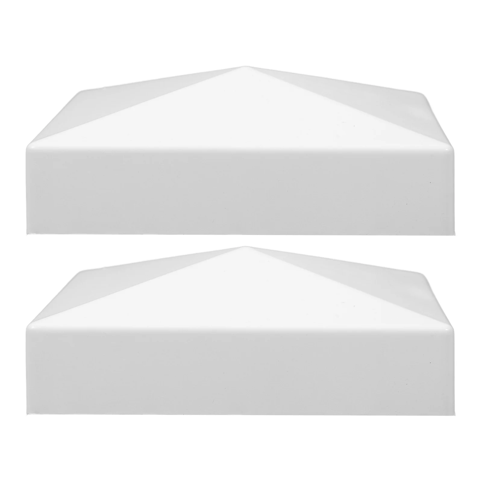 

2pcs Fence Post Cap Column Cover Abs Railing Parts Dock Piling Durable Easy Install For Indoor Outdoor Use post