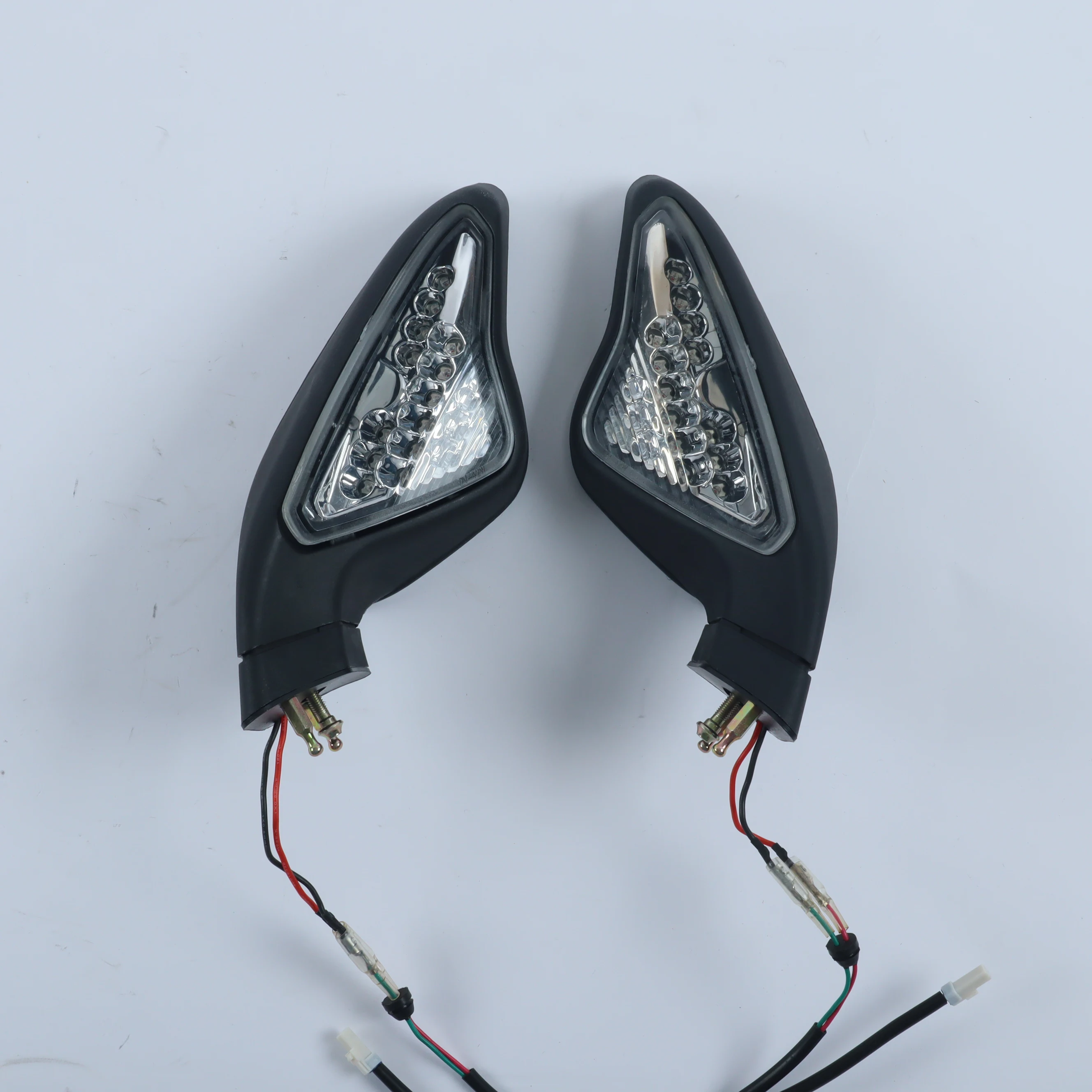 

STLFDUCATI 1098S 2007-2009 Front View Mirror with LED Turn Signal 2 Lens New Motorcycle Lighting System Replacement