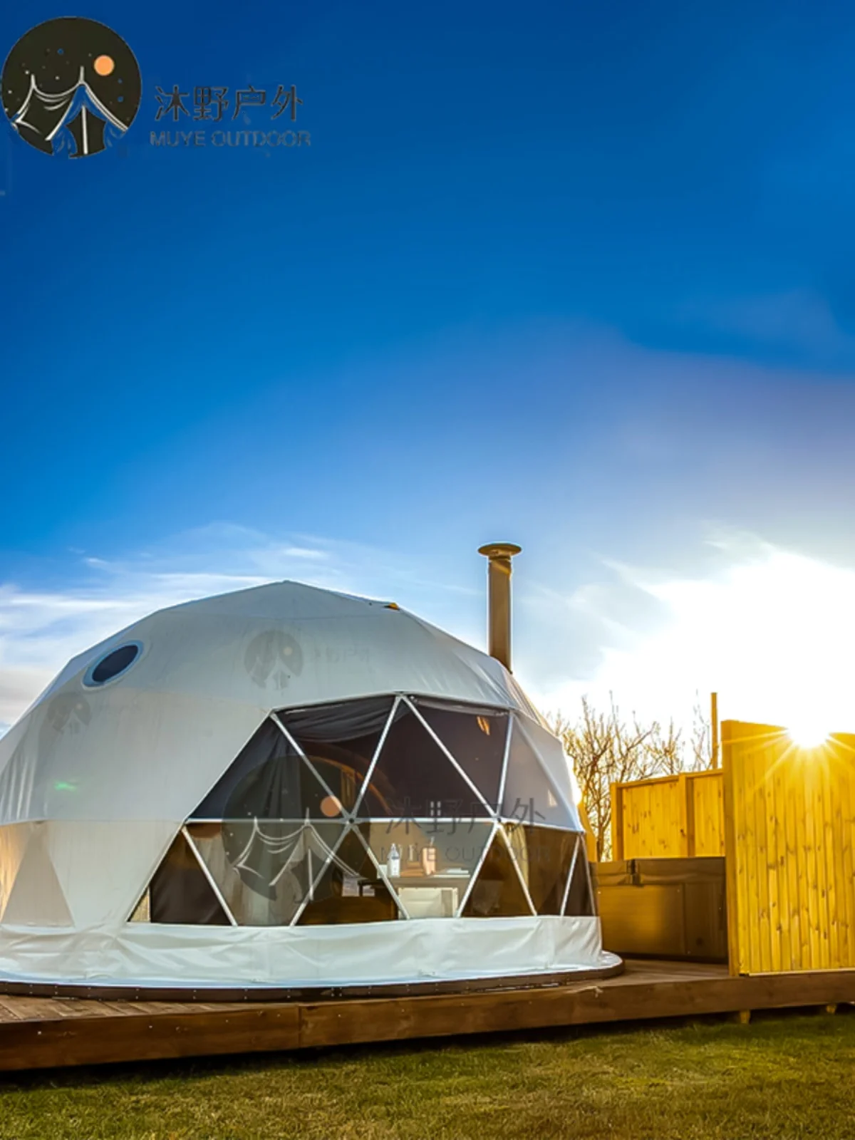 Camp, hotel, tent, overnight stay, wooden house, B&B, leisure and entertainment tent, catering tent, large space, shade room