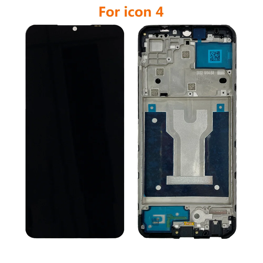 Icon4 LCD For CRICKET ICON 4 LCD Display Touch Screen Digitizer Assembly Replacement Parts With Frame 100% Tested