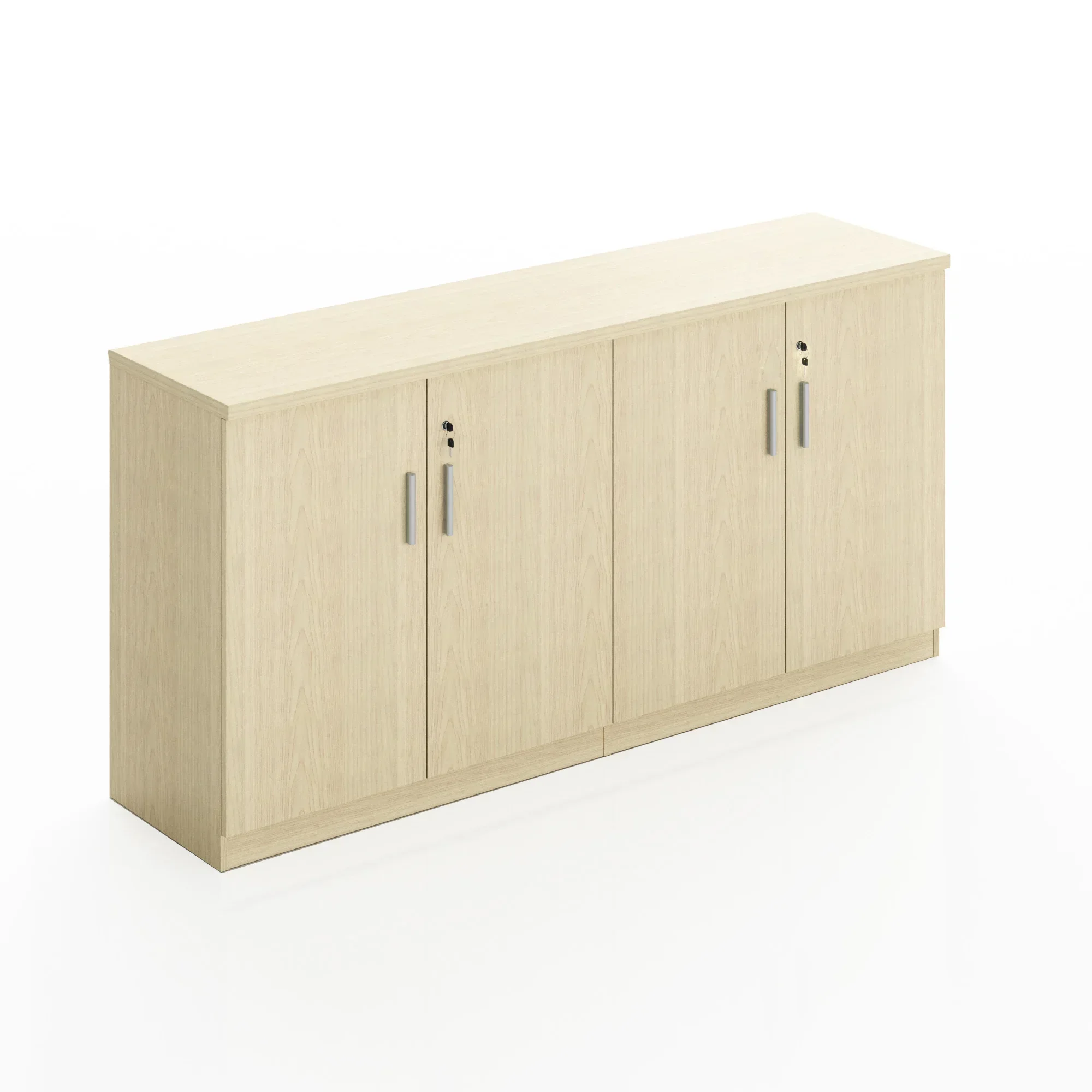 Office Furniture High Quality Home Filling Slidng Door Cabinet Wooden Low Height Storage MFC Credenza With Drawers