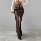 leather pencil skirt