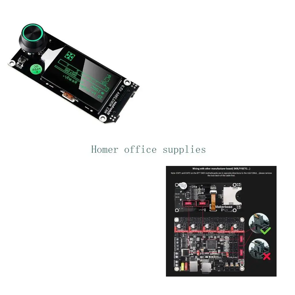 

K43B MINI 12864 для смарт-дисплея, боковая вставка SD-карты для 3D-принтера, аксессуары «сделай сам»