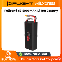 iFlight Fullsend 6S 8000mAh 2P 22.2V Li-Ion Battery with XT60 Connector for FPV Parts Chimera7 Pro V2 6S Helion 10