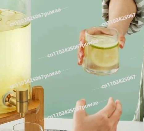 

3.5-8L High Temperature Resistant Buffet Juice Barrel With Faucet Tripod Beer Cold Drink Barrel Small Beverage Dispenser