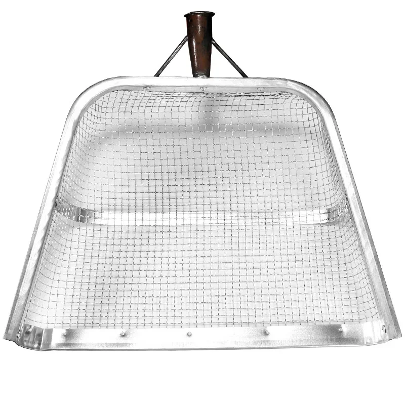Leaking soil artifact agricultural filter screen thickened sieve soil shovel peanut sieve soil shovel Mesh 0.4cm 0.6cm 0.8cm