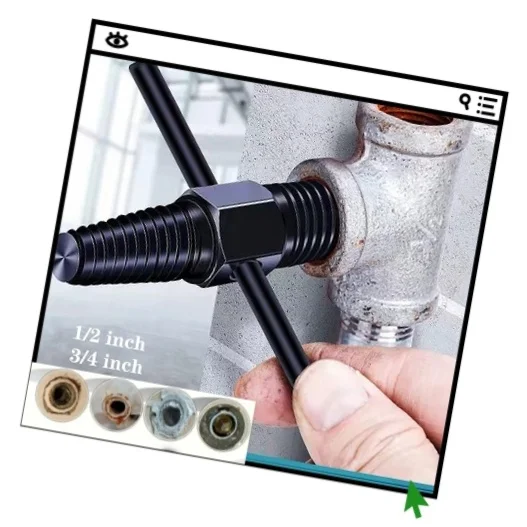 

1Set Faucet Broken Wire Extractor Waste Water Pipe Broken Wire Removal Tap Practical Tools For Plumbers Electricians To Repair