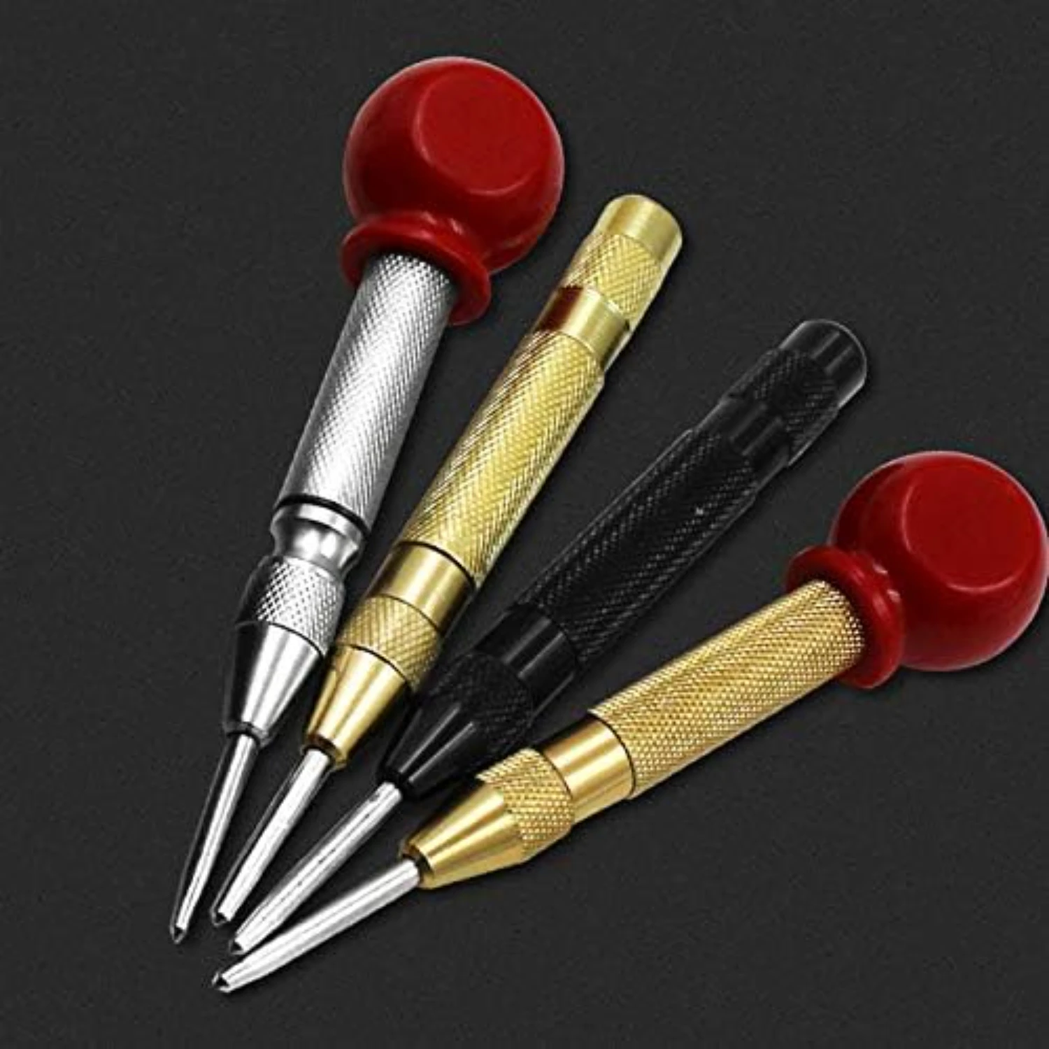 1Pc High Quality Efficient Spring Loaded Blue 5 Inch Automatic Center Pin Device - Easily Shattering Windows - Automatic Center