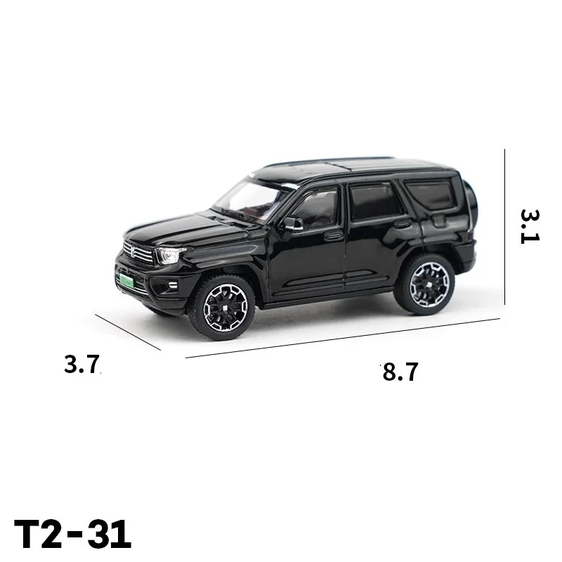 Xcartoys 1:64 Tank700 T2-31 Black Vehicle Alloy Simulation Model Car