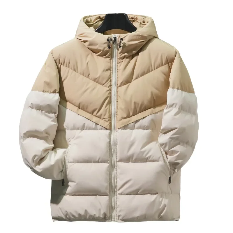 UETEEY New Winter Puffer Jacket Men Hooded Casual White Duck Down Coats High Quality Male Outdoor Windproof Warm Jackets Man