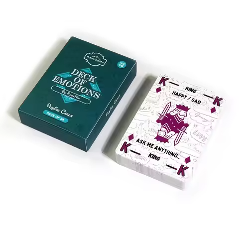 Deck of Emotions Regulate Emotions &amp; Build Better Relationships Board Game Card Family Gathering Game