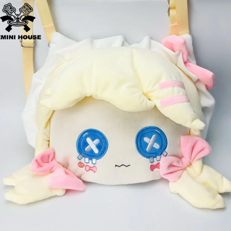 Anime Cute Plush Bags For Women Kawaii Pink Lolita Backpack Cosplay Identity Ⅴ Game Emma Sweet Cartoon Schoolbag Girl Gifts