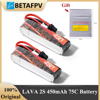 BETAFPV LAVA 2S 450mAh 75C Battery for Pavo Femto Pavo Pico with Explosion Proof Bag