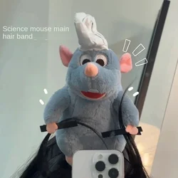 Ratatouille head band Mouse hair band grab bangs headdress mouse hair clip to make a funny chef hat