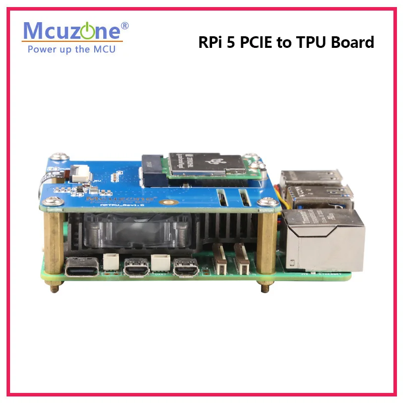 Imagem -06 - Mptpu Raspberry pi Pcie para Tpu Hat M.2 e Key Interface Suporta Google Coral Edge