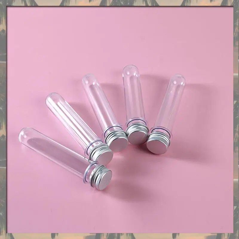 A70U Nuovo 20 Pz Provette Trasparenti 40 Ml Con Tappi Tubo di Stoccaggio In Plastica Per Piante Gumball Spezie Caramelle Esperimenti Scientifici